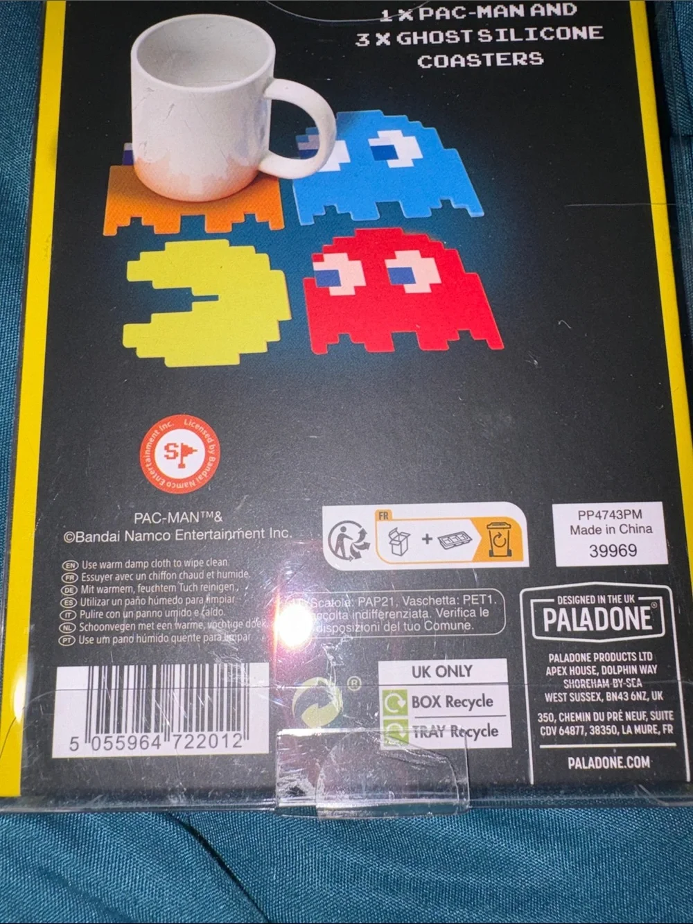 Pac-Man Silicone Coaster Set by Paladone
